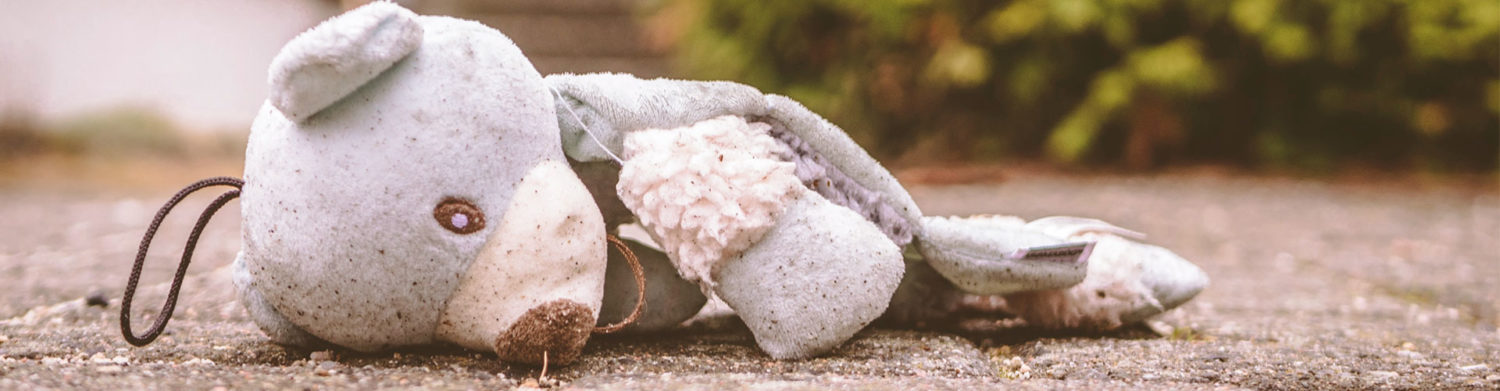 Image décorative : une peluche déchirée par terre